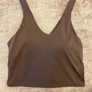 aerie Charcoal Crewneck Active Top